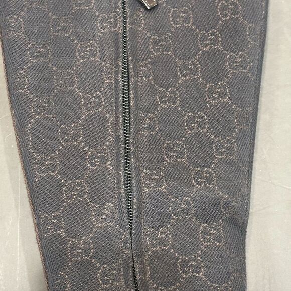 Gucci GG Monogram Kitten Heel Tall Boots – Brown – Size 9 – Style 102716 – Box - Picture 11 of 15